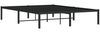 vidaXL Bettgestell Metall Schwarz 135x190 cm 373654 Bild 4