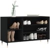vidaXL Schuhregal Schwarz 102x36x60 cm Holzwerkstoff 831405 Bild 3
