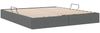 vidaXL Aufbewahrungsbett mit Kopfteil Dunkelgrau 180 x 200 cm Stoff 3370050 Bild 5