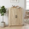 vidaXL Sideboard Sonoma-Eiche 66 x 34,5 x 87 cm Holzwerkstoff 895737 Bild 4
