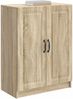 vidaXL Sideboard Sonoma-Eiche 66 x 34,5 x 87 cm Holzwerkstoff 895737 Bild 3