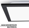 ZMH LED Panel 120x30 Dimmbar Deckenpanel lang RGB Farbwechsel Büro Flach mit Fernbedienung Bürolampe 39W Schwarz Groß Rechteckig für Spielzimmer Wohnzimmer Bild 3