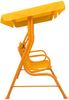 vidaXL Kinder-Hollywoodschaukel Gelb 115 x 75 x 110 cm Stoff 48098 Bild 3