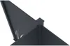 Vente-unique - BRAMENO Zaun und Sichtschutz Metall Grau - B 7,6 cm x H 150 cm x L 102,5 cm Bild 5
