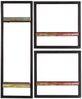 Wandregal Riverboat 35 x 25 x 35 cm Altholz und Metall Bild 2