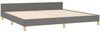 Doppelbett, Bettgestell Modernen ohne Matratze Dunkelgrau 200x200 cm Stoff d2333e Bild 5
