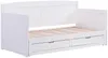 Vente-unique - DINIVA Bett Holz, PlatteHolz, Platte Weiß - B 100 cm x H 95,5 cm x L 198 cm Bild 4