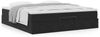 vidaXL Ottoman-Bett mit Matratzen Schwarz 200x200 cm Samt 3311209 Bild 4