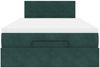 vidaXL Ottoman-Bett mit Matratze Dunkelgrün 120x200 cm Samt 3311768 Bild 5