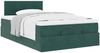 vidaXL Ottoman-Bett mit Matratze Dunkelgrün 120x200 cm Samt 3311768 Bild 4