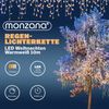 Monzana Lichterkette 10m 200 LED Warmweiß Innen & Außen Fernbedienung Regenlichterkette Weihnachten Deko Regen Bild 3