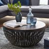 Wohnling 'Nishu' Couchtisch, Holz / Metall, 70 x 33 x 70 cm Bild 4