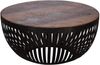 Wohnling 'Nishu' Couchtisch, Holz / Metall, 70 x 33 x 70 cm Bild 2