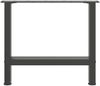 vidaXL Couchtischbeine Anthrazit 2 Stk. 60x(42-43) cm Stahl 4013286 Bild 5