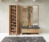 Garderoben-Set >Nature One< 3-teilig, soft-close, FSC-Kernbuche teilmassiv - 200x201x40cm (B/H/T) Bild 2