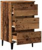 vidaXL Nachttisch mit Metallbeinen Altholz-Optik 40x35x69 cm 856424 Bild 5