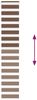 vidaXL Doppelrollo Braun 50x230 cm Stoffbreite 45,9 cm Polyester 4014381 Bild 5