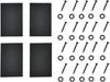 Esstischgestell Makers 2er-Set 70x72 cm Stahl Schwarz [en. casa] Bild 3