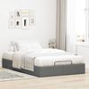 vidaXL Ottoman-Bett ohne Matratze Dunkelgrau 120x200 cm Stoff 3310869 Bild 3