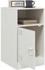 vidaXL Nachttisch Weiß 34,5x39x62 cm Stahl 841773 Bild 5