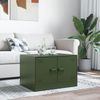 vidaXL Couchtisch Olivgrün 67x50x44 cm Stahl 841731 Bild 3