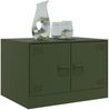 vidaXL Couchtisch Olivgrün 67x50x44 cm Stahl 841731 Bild 4