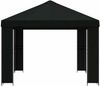vidaXL Pavillon 4 x 3 m Schwarz Polyester und Stahl 190 gsm 900382 Bild 4