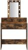 vidaXL Schminktisch mit Speicher Braun 79 x 41 x 140 cm Holzwerkstoff 865167 Bild 5