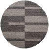 Hochflor Teppich Gianna rund - 120 cm Durchmesser - Taupe Bild 1
