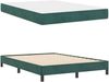 vidaXL Boxspringbett mit Matratze Dunkelgrün 140 x 190 cm Stoff 3398692 Bild 5
