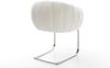 Freischwinger Jada-Flex Bouclé Soft Beige Freischwinger flach Edelstahl Taschenfederkern Bild 5