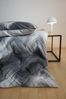 Fleuresse Valencia Samt Flanell Bettwäsche 200x200 Wende Zickzack grau 584384-1 Bild 3