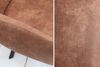 riess-ambiente Polsterstuhl LUCCA vintage braun / schwarz (Einzelartikel, 1 St), Esszimmer · Microfaser · Metall · mit Armlehne · Retro Design Bild 4