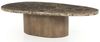LEVEN Lifestyle Couchtisch "Lusso" oval brauner Marmor 120 cm organische Form, Tischplatte aus hochwertigem Marmor Bild 4