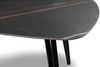 Couchtisch >Liv< in schwarz / Keramik dunkel - 83x45x68 (BxHxT) Bild 3