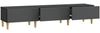 vidaXL TV-Schränk Schwarz 147 x 34,5 x 30 cm Holzwerkstoff 894706 Bild 4