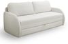 Selsey 'Diego' 3-Sitzer-Sofa mit Schlaffunktion und Bettkasten, creme, ca. 90 x 221 x 91 cm Bild 5
