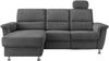 Ecksofa >Ludwigshafen< Motor-funktion, Kopfstütze, Stauraum, anthrazit - 231x113x165 (BxHxT) Bild 2