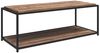 loft24 Wohnzimmertisch Quinn, Couchtisch mit Ablagefläche, MDF, Metallgestell, Breite 125 cm Bild 1