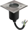 LED Bodenleuchte Edelstahl Eckig mit LED Leuchtmittel mit 8W LED Kaltweiß Bild 2