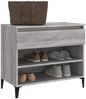 vidaXL Schuhregal Grau Sonoma 70x36x60 cm Holzwerkstoff 819770 Bild 4