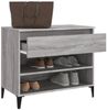 vidaXL Schuhregal Grau Sonoma 70x36x60 cm Holzwerkstoff 819770 Bild 5