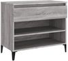 vidaXL Schuhregal Grau Sonoma 70x36x60 cm Holzwerkstoff 819770 Bild 2