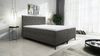 AX LIVING Boxspringbett 180x200 Palmeria Graphit Stauraum und Topper Bild 3