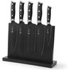 Wakoli Magnet-Messerblock Titanium Noir I 5er Küchenmesser Edelstahl & magnetischer Messerblock Bild 5