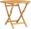 vidaXL Klappbarer Gartentisch 85x85x76 cm Teak Massivholz 47418 Bild 2