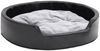 vidaXL Hundebett Schwarz-Grau 79x70x19 cm Plüsch und Kunstleder 171254 Bild 2