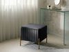 Hocker UTAH Samtstoff Schwarz Bild 3