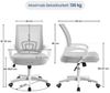 Yaheetech Bürostuhl Höhenverstellbarer Drehstuhl mit Schaukelfunktion, ergonomischer Schreibtischstuhl Arbeitsstuhl mit Netzrückenlehne Bild 4