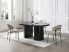 Vente-unique - ALAYIS Stuhl Samt Beige - B 60 cm x H 83 cm x L 53 cm Bild 1